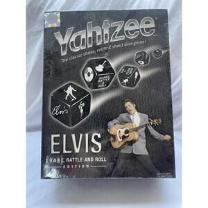 Yahtzee Elvis‎ Presley Shake Rattle and Roll  Dice Game Edition Hasbro 2006 new